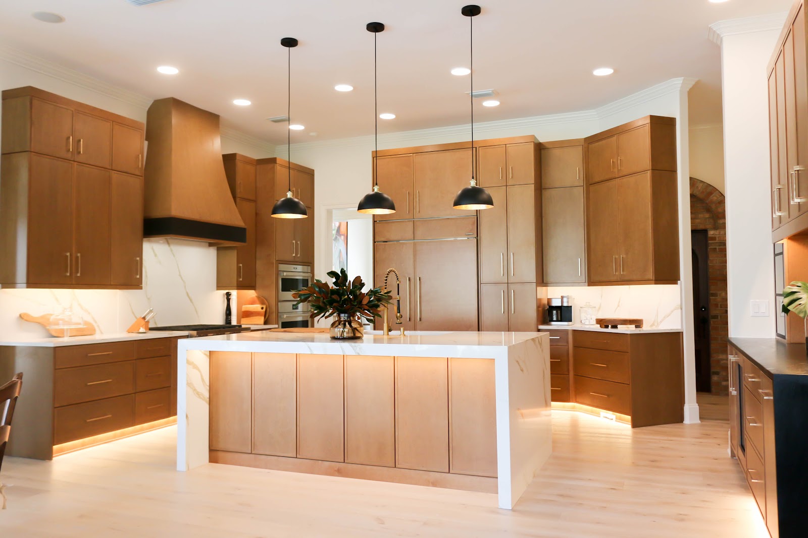 Warm Contemporary Kitchen Remodel in Jacksonville, FL by All-Pro Cabinets project photo 7