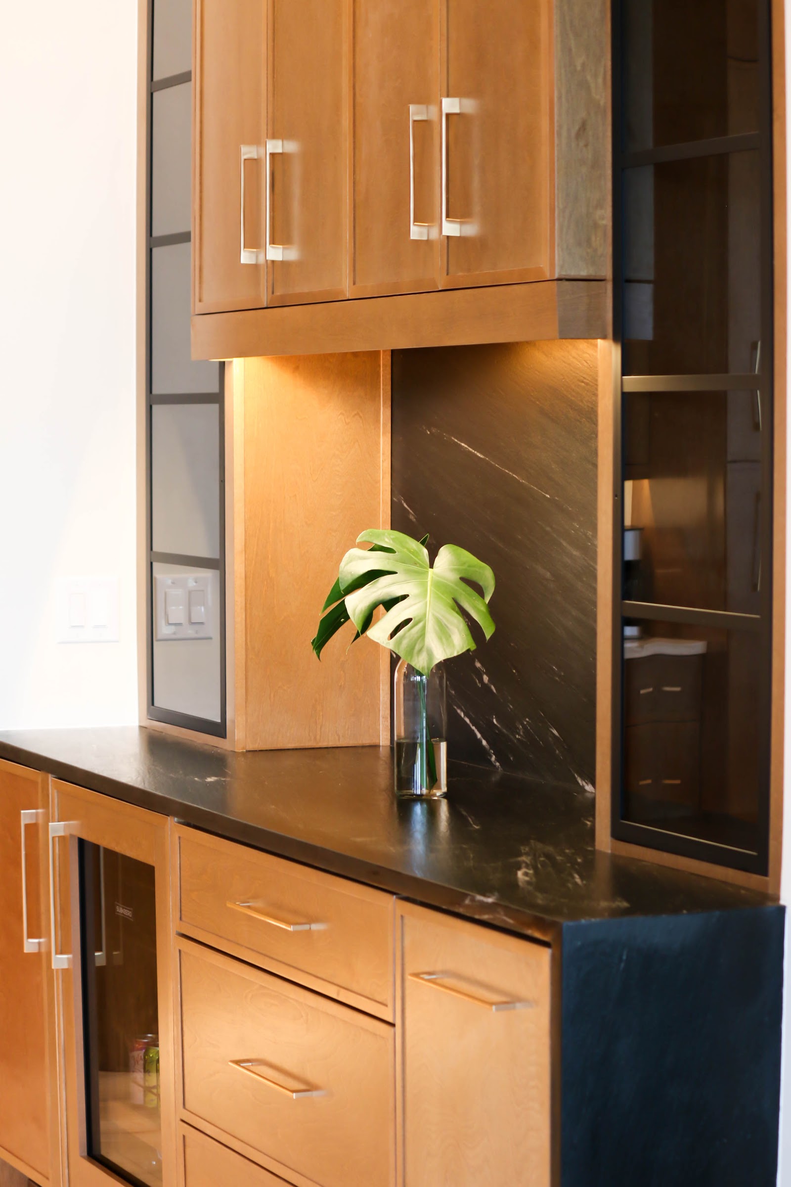 Warm Contemporary Kitchen Remodel in Jacksonville, FL by All-Pro Cabinets project photo 9